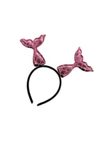 Carey Girls’ Pink Mermaid Print Tulle Dress & Mermaid Crown Set