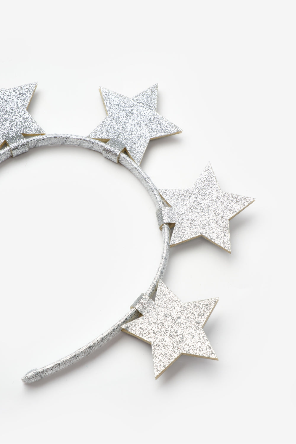 Chloe Girls’ Lilac Star Print Tiered Dress & Silver Star Crown Set