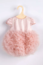 Lina Baby Girls’ Powder Pink First Birthday Princess Tutu Dress & Queen Crown Set
