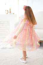 Girls’ Yellow Star Cape, Magic Staff & Crown Costume Set