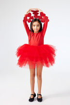 Miranda Girls’ Red Tutu Ballerina Dress