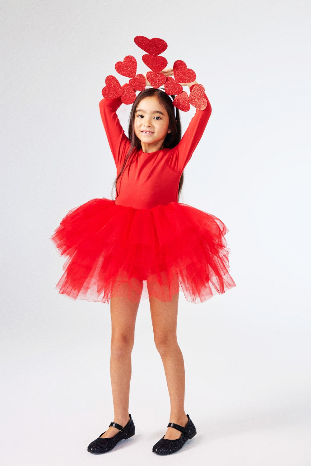 Miranda Girls’ Red Tutu Ballerina Dress