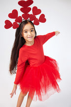 Miranda Girls’ Red Tutu Ballerina Dress
