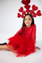 Miranda Girls’ Red Tutu Ballerina Dress