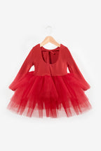 Miranda Girls’ Red Tutu Ballerina Dress