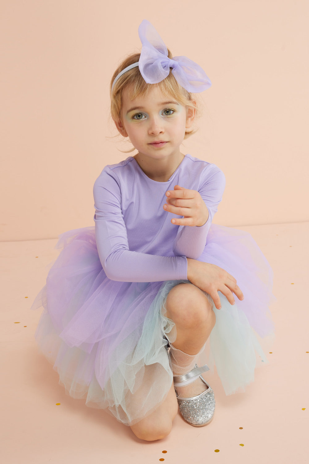 Miranda Girls’ Lilac Tutu Ballerina Dress