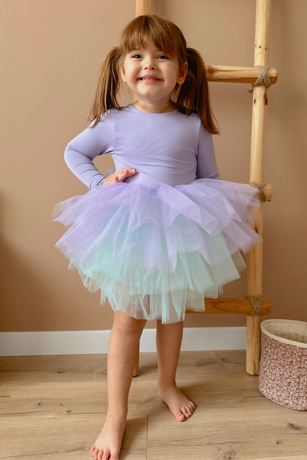Miranda Baby Girls’ Lilac Tutu Ballerina Dress