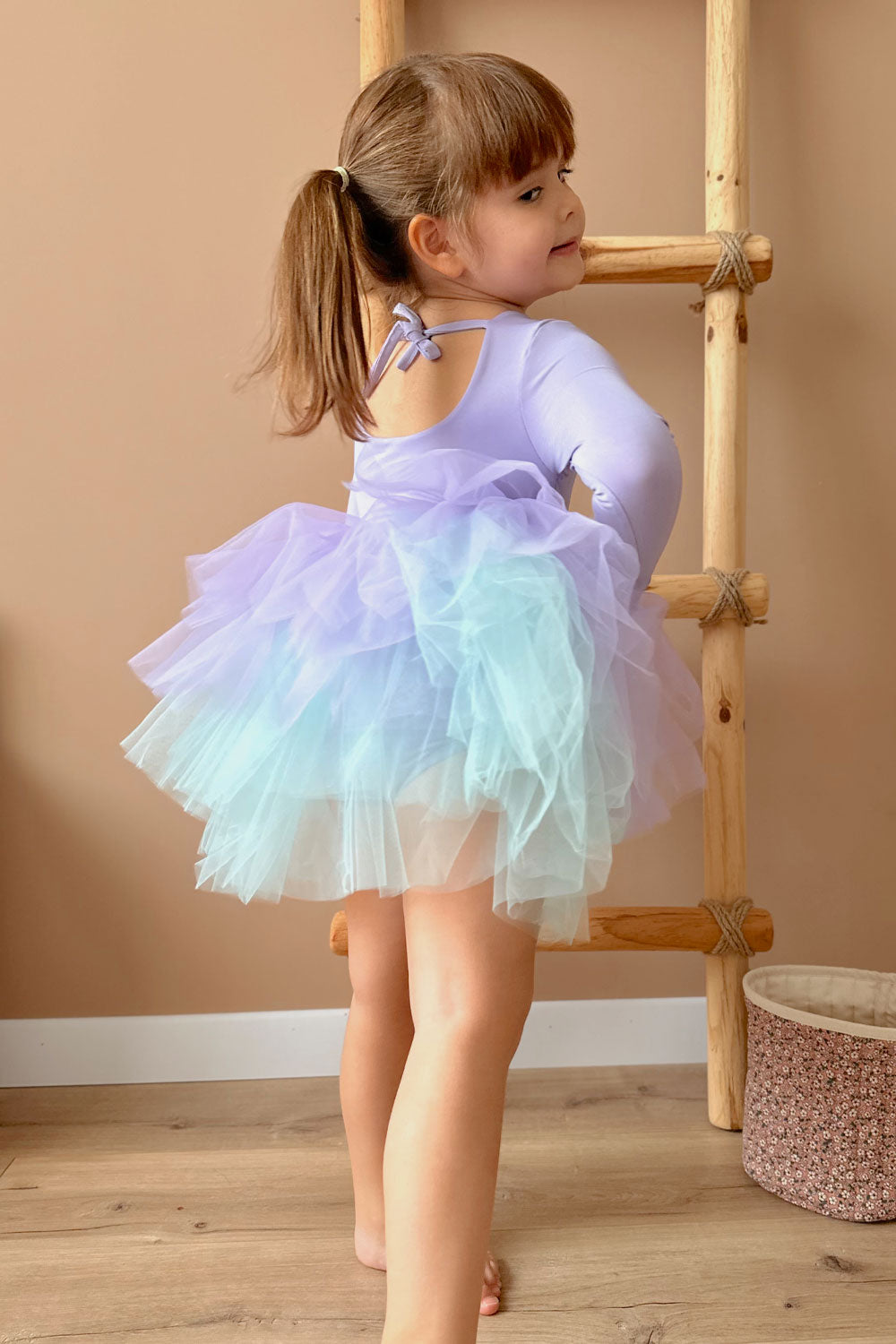 Miranda Baby Girls’ Lilac Tutu Ballerina Dress
