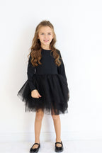 Miranda Girls’ Black Tutu Ballerina Dress