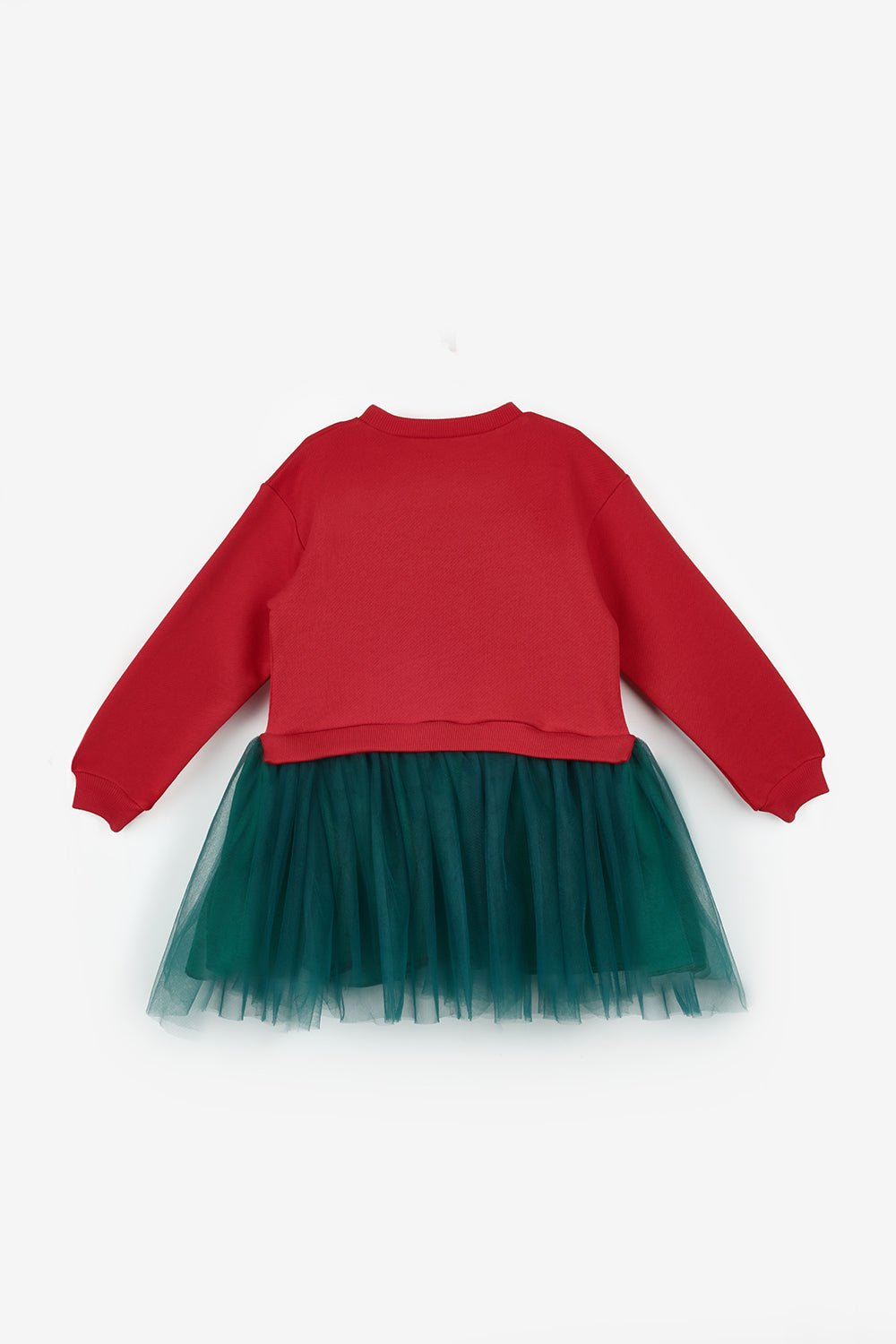 Renata Girls’ Red Koala Print New Year’s Dress