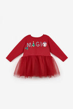 Clarie Girls’ Red “Magic” Christmas Dress