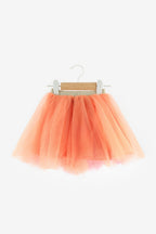 Hilda Girls’ Orange Pom-Pom Detail Skirt