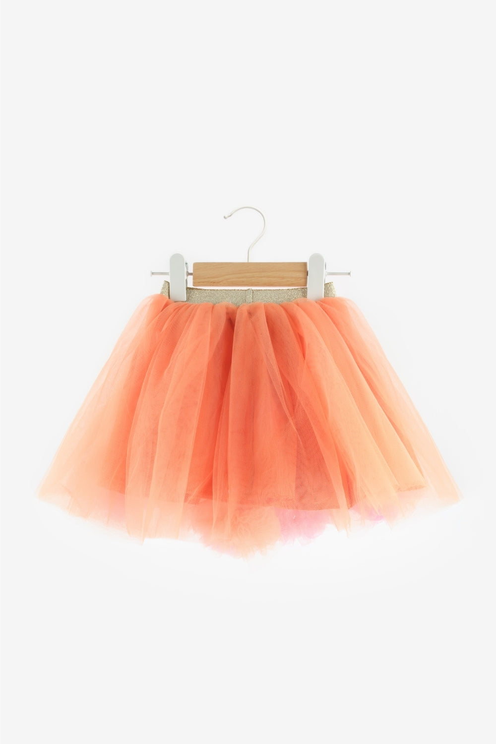 Hilda Girls’ Orange Pom-Pom Detail Skirt