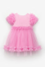 Madison Girls’ Pink Ruffle Tulle Dress