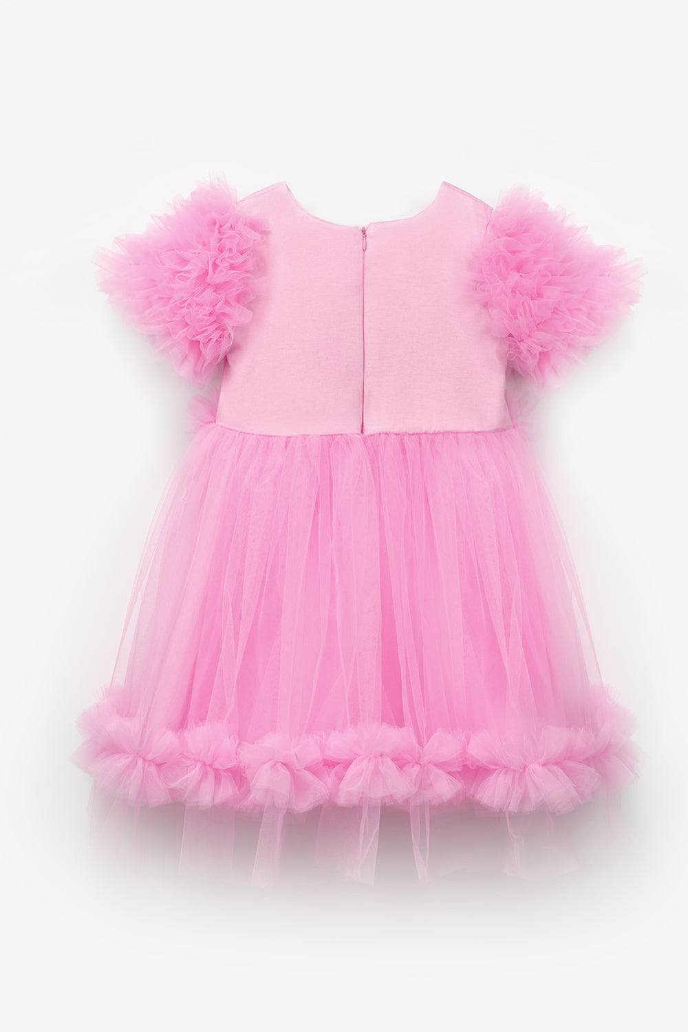 Madison Girls’ Pink Ruffle Tulle Dress