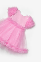 Madison Girls’ Pink Ruffle Tulle Dress